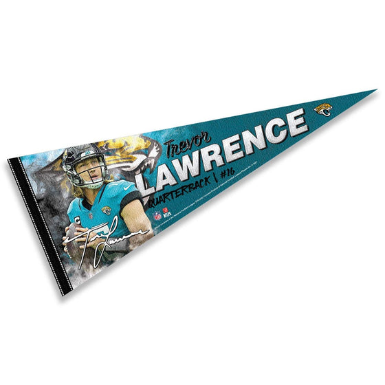 WinCraft Jacksonville Jaguars Lawrence Pennant Banner Flag