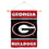 College Flags & Banners Co. Georgia Bulldogs Window Wall Banner Hanging Flag with Suction Cup