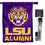 College Flags & Banners Co. Louisiana State LSU Tigers Alumni Double Sided House Flag with Flag Pole Set