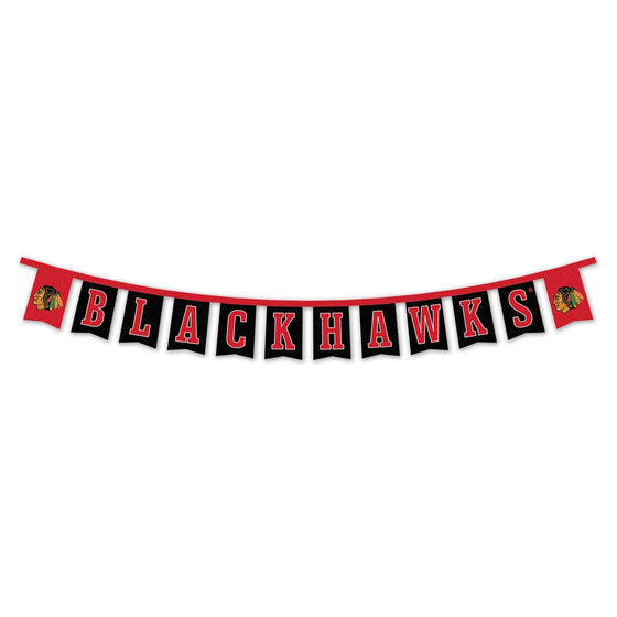 WinCraft Chicago Blackhawks Banner String Pennant Flags