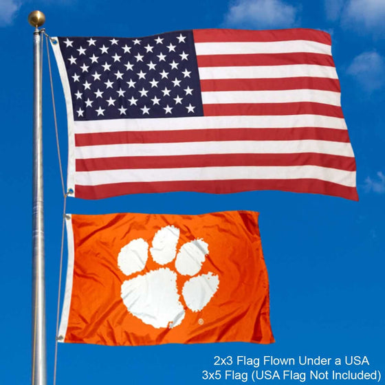 College Flags & Banners Co. Clemson Tigers 2x3 Foot Flag