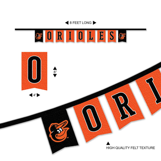 WinCraft Baltimore Orioles Banner String Pennant Flags