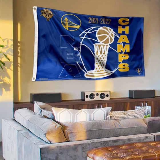 WinCraft Golden State Warriors 2022 NBA Champions Championship Banner Flag