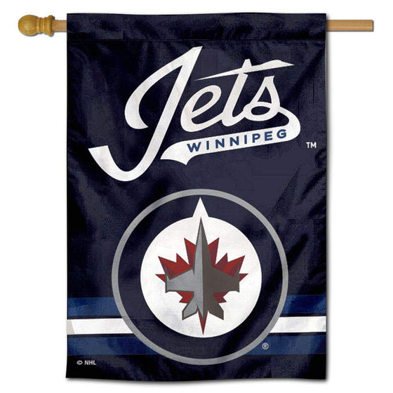 Winnipeg Jets Double Sided Banner House Flag