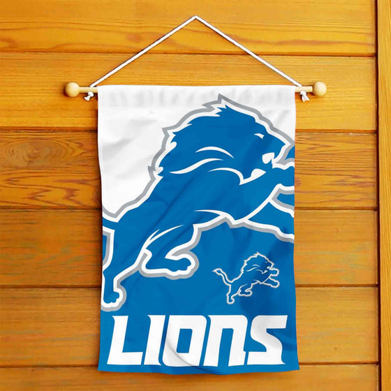 WinCraft Detroit Lions Large Logo Double Sided Garden Banner Flag