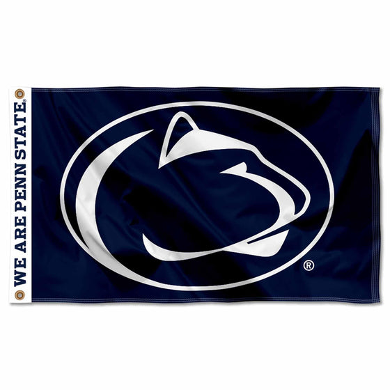 College Flags & Banners Co. Penn State Nittany Lions Printed Header 3x5 Foot Banner Flag