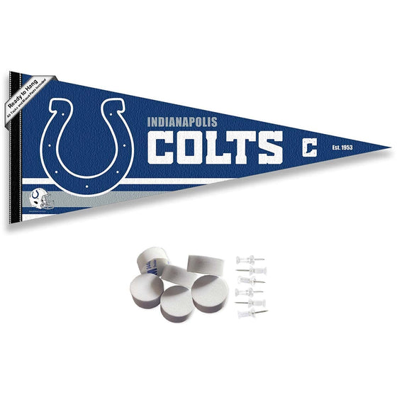 Indianapolis Colts Pennant Banner and Wall Tack Pads