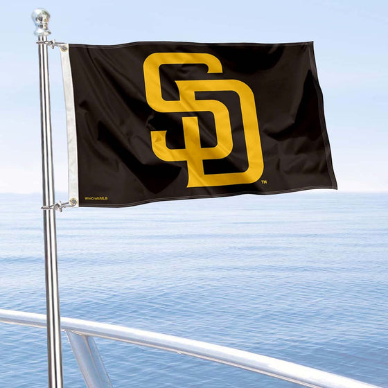 WinCraft San Diego Padres Boat and Golf Cart Flag