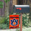 Auburn Tigers Garden Flag and Mailbox Post Pole Mount Holder Set