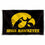 College Flags & Banners Co. Iowa Hawkeyes Black University Large College Flag