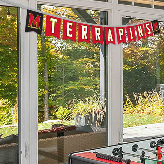 Maryland Terrapins Banner String Pennant Flags