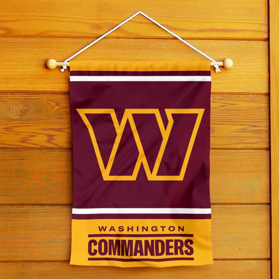 WinCraft Washington Commanders Garden Flag Double Sided Banner