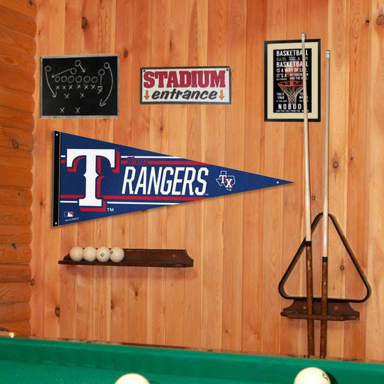 Texas Rangers Pennant Banner and Wall Tack Pads