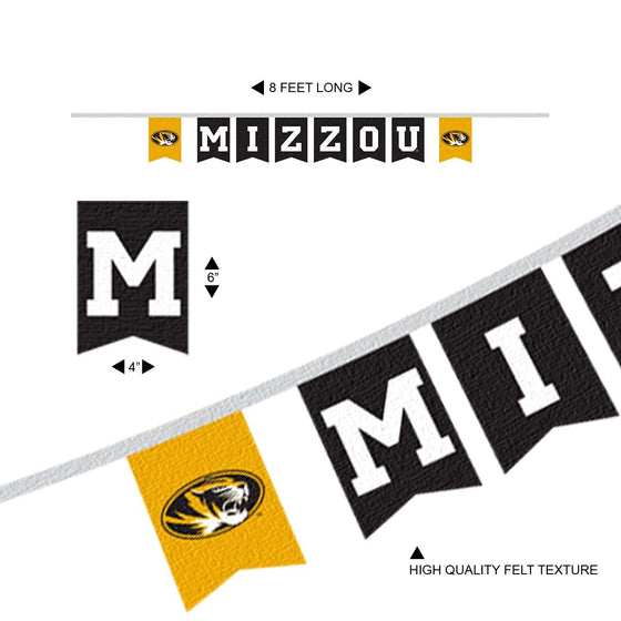 Missouri Tigers Banner String Pennant Flags