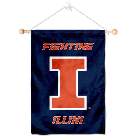 Illinois Fighting Illini Banner for Windows Doors and Walls