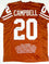 Earl Campbell Autographed Orange College Style Jersey STAT 4 w/HT- JSA W *Black