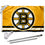 WinCraft Boston Bruins Gold Flag Pole and Bracket Mounting Set