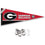 College Flags & Banners Co. Georgia Bulldogs Pennant Flag and Wall Tack Mount Pads