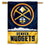 WinCraft Denver Nuggets Pickaxe Logo Double Sided House Banner Flag