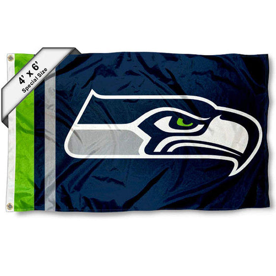 WinCraft Seattle Seahawks 4 ft x 6 ft Foot Flag