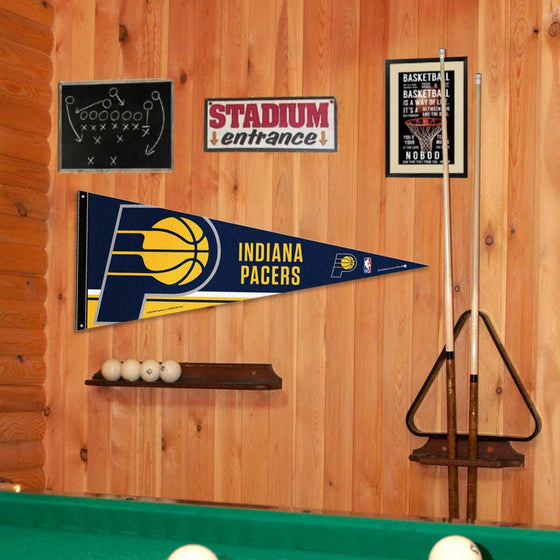 Indiana Pacers Pennant Flag and Wall Tack Pads Mounts