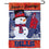 Buffalo Bills Holiday Winter Snow Garden Flag Double Sided Banner