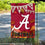 College Flags & Banners Co. Alabama Crimson Tide Fall Leaves Football Season Garden Yard Flag