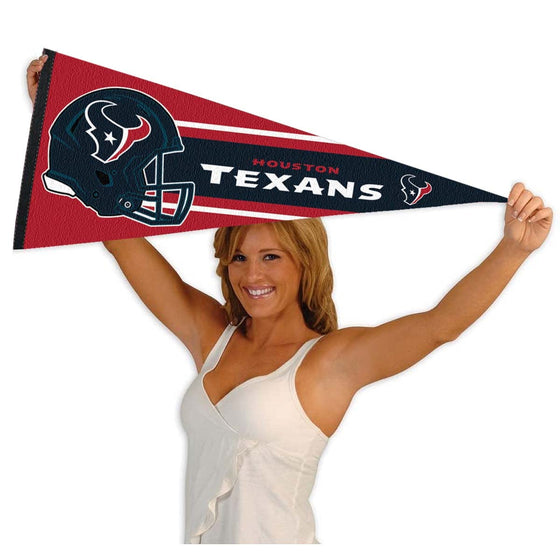 WinCraft Houston Texans Official 30 inch Large Pennant