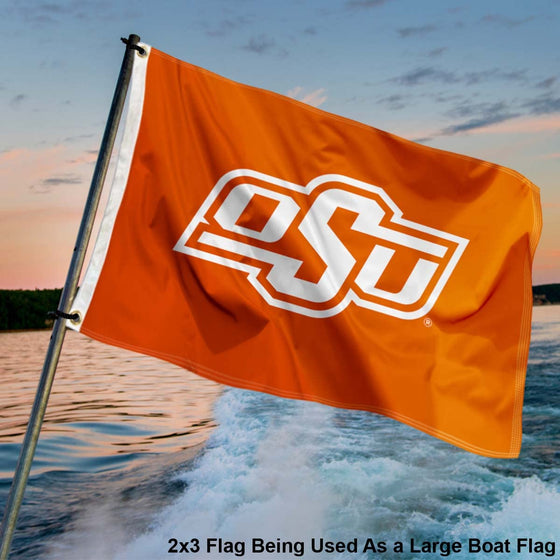 College Flags & Banners Co. Oklahoma State Cowboys Small 2x3 Foot Flag