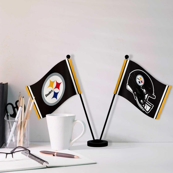 WinCraft Pittsburgh Steelers Desk and Table Top Flags