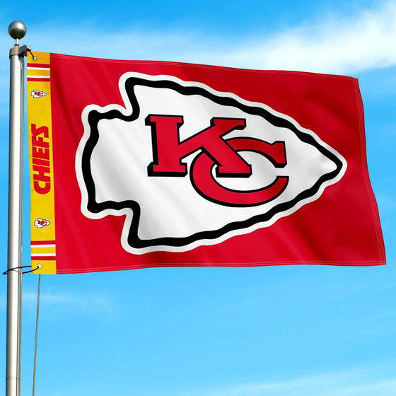 WinCraft Kansas City Chiefs Printed Header 3x5 Foot Banner Flag