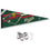 Minnesota Wild Pennant Flag and Wall Tack Pads Mounts