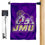 College Flags & Banners Co. James Madison Dukes Garden Flag and Mailbox Post Pole Mount Holder Set