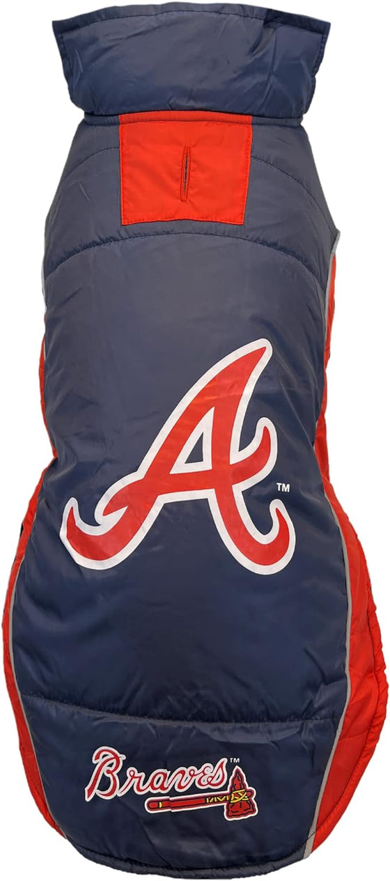 ATLANTA BRAVES PUFFER VEST Pets First