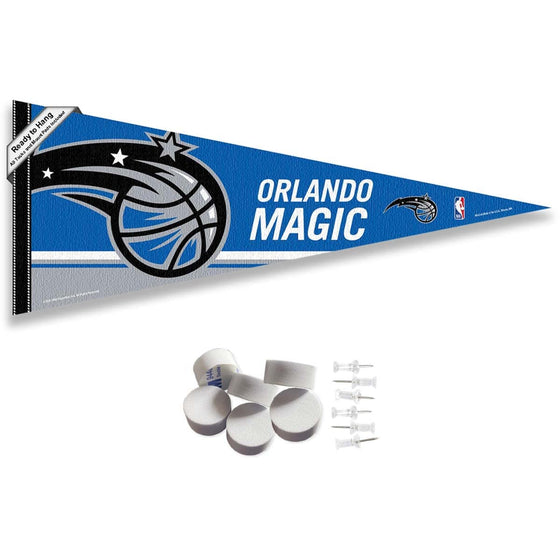 Orlando Magic Pennant Flag and Wall Tack Pads Mounts