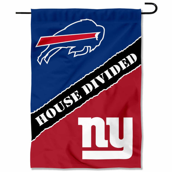 WinCraft House Divided Bills and Giants Double Sided Garden Flag