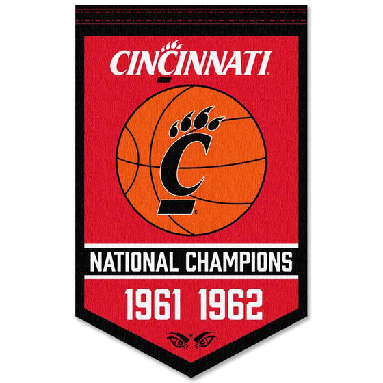 Cincinnati Bearcats Basketball National Champions Banner