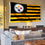 WinCraft Pittsburgh Steelers USA American Nation Stripes 3x5 Grommet Flag