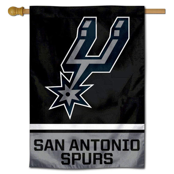 WinCraft San Antonio Spurs Two Ply and Double Sided House Flag