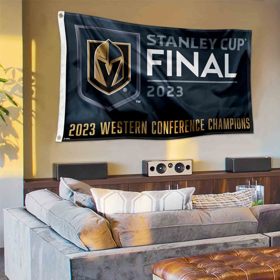 WinCraft Vegas Golden Knights 2023 Stanley Cup Finals Grommet Flag