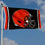 WinCraft Cleveland Browns New Helmet Grommet Pole Flag