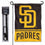 WinCraft San Diego Padres New Logo Garden Flag and Pole Stand Mount