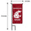 College Flags & Banners Co. Washington State Cougars Mini Garden and Flower Pot Flag Topper