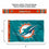 WinCraft Miami Dolphins Printed Header 3x5 Foot Banner Flag