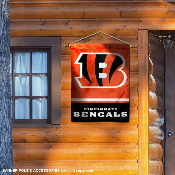 Cincinnati Bengals Two Sided House Flag