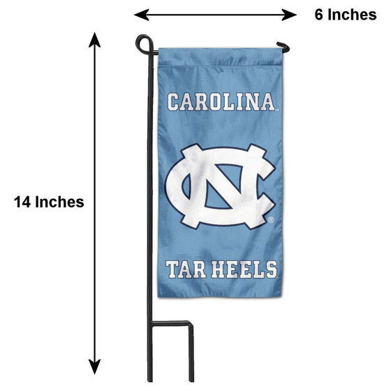 College Flags & Banners Co. North Carolina Tar Heels Mini Garden and Flower Pot Flag Topper