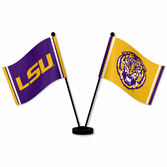 WinCraft Louisiana State LSU Tigers Desk and Table Top Flags