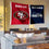 WinCraft San Francisco 49ers and Seattle Seahawks House Divided Flag Rivalry Banner