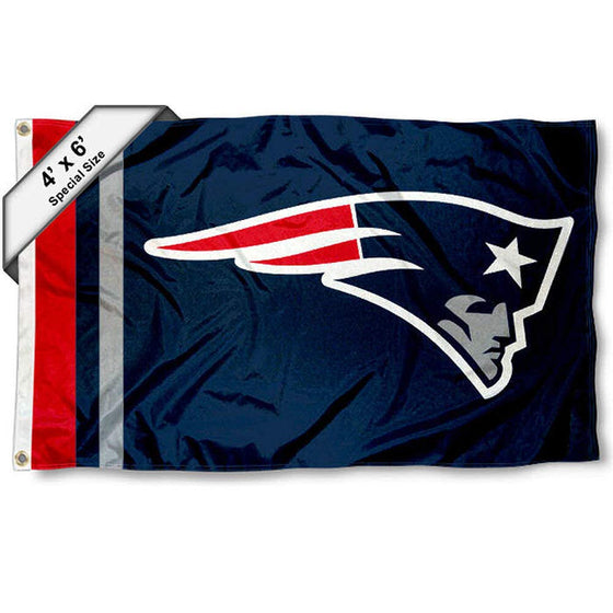 WinCraft New England Patriots 4 ft x 6 ft Foot Flag