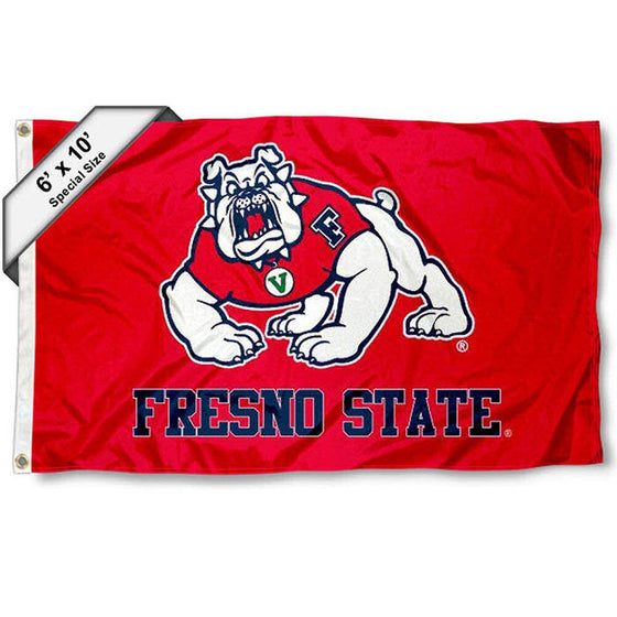 College Flags & Banners Co. Fresno State Bulldogs 6x10 Feet Flag